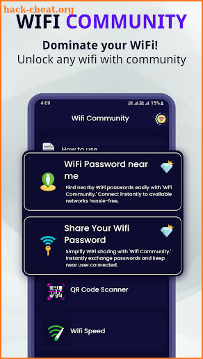 Wifi Community : Get Password screenshot