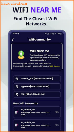 Wifi Community : Get Password screenshot