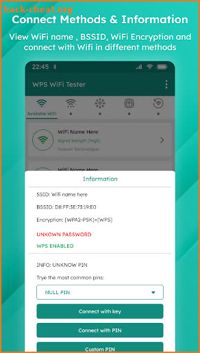 WIFI Connection Analyzer screenshot