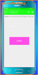 Wifi display helper (miracast) screenshot