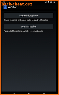 WiFi Ear screenshot