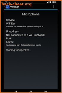 WiFi Ear screenshot