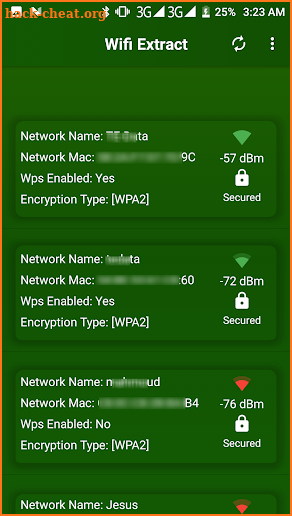 WiFi Extract كشف الواى فاى screenshot