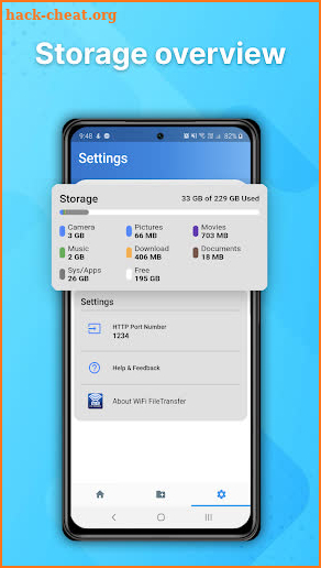 WiFi File Transfer Pro screenshot