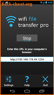 WiFi File Transfer Pro screenshot