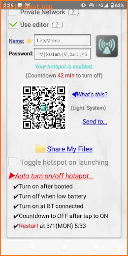 WiFi HotSpot & Share File- Pro screenshot