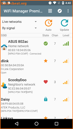 WiFi Manager screenshot