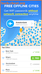 WiFi Map — Free Passwords & Hotspots screenshot