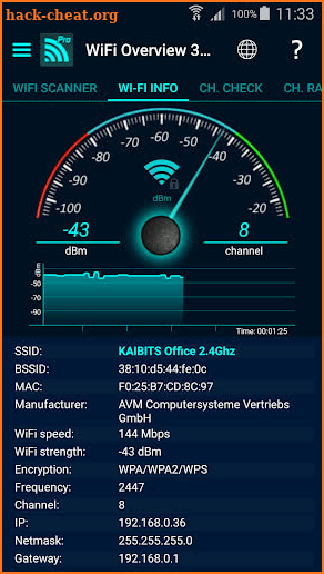 WiFi Overview 360 Pro screenshot