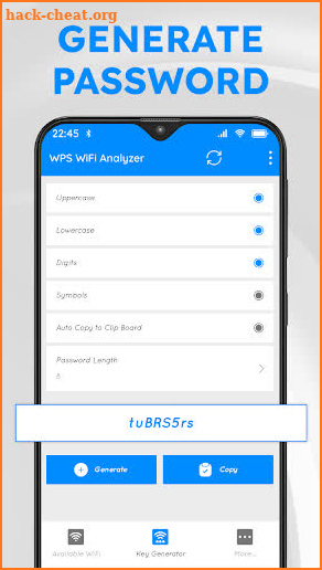 Wifi Password Analyzer screenshot