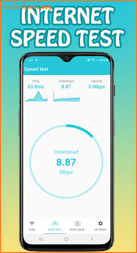 WiFi Password & Internet Speed Test screenshot