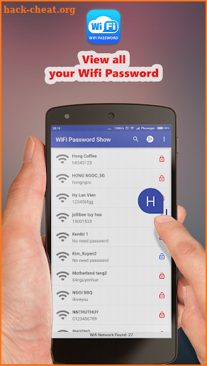 Wifi Password Show screenshot