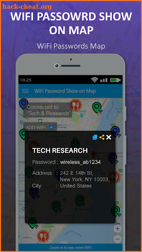 WiFi Passwords Map - WiFi Passwords Show On Map screenshot