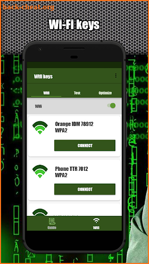 Wifi passwords, optimize your wifi screenshot