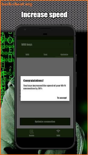 Wifi passwords, optimize your wifi screenshot