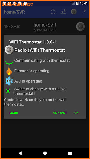 Wifi Radio Thermostat Client + Hub/Server screenshot