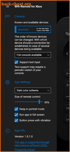 Wifi-Remote for Xbox screenshot