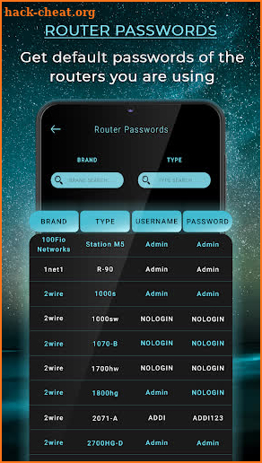 Wifi Router manager - Router settings screenshot