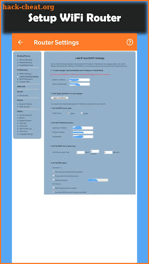 WiFi Router Passwords - WiFi Router Admin Setup screenshot