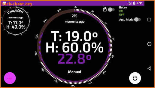 Wifi Smart Thermostat for your home heating. screenshot