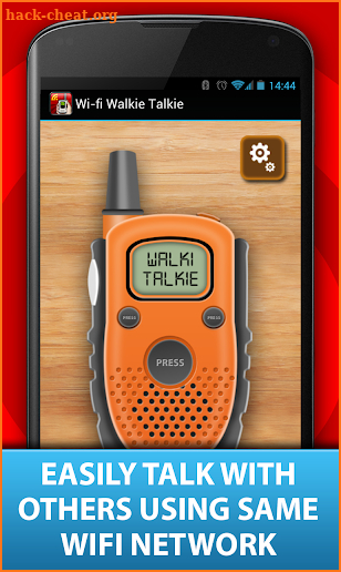 Wifi Walkie Talkie 2018 screenshot