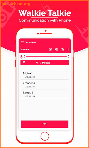 Wifi Walkie Talkie - Android Caller Walkie Talkie screenshot