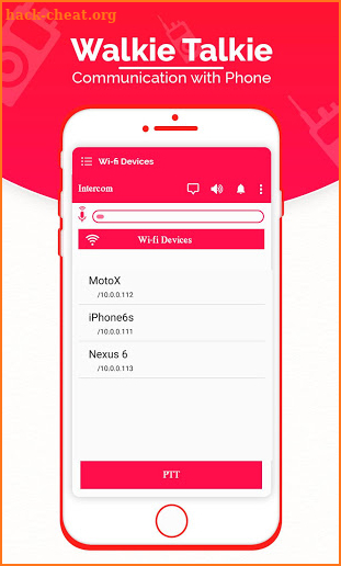 Wifi Walkie Talkie - Android Caller Walkie Talkie screenshot