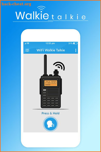 WiFi Walkie Talkie - Two Way Walkie Talkie screenshot