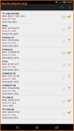 Wifi WPS Plus screenshot