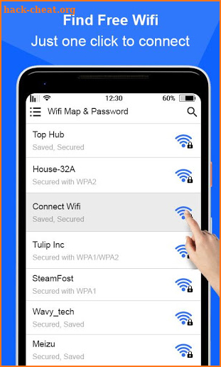 WifiMap with Password key show screenshot