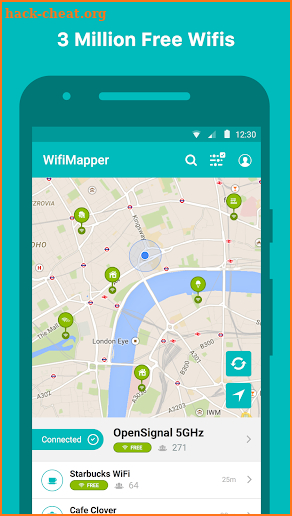 WifiMapper - Free Wifi Map screenshot