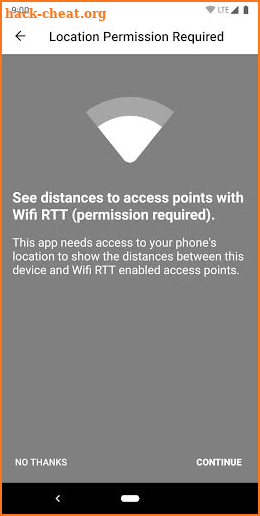 WifiRttScan App screenshot