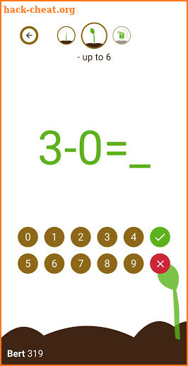 Wijsr: Addition and subtraction to 20 screenshot