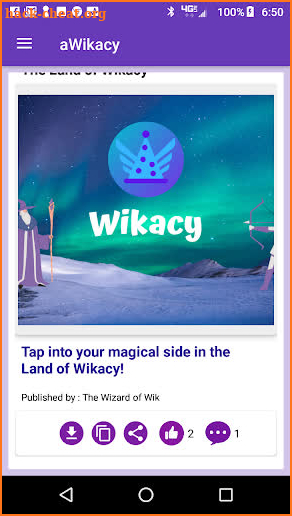 Wikacy screenshot