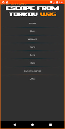 Wiki for Escape From Tarkov screenshot