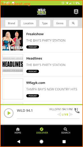 WiLD 94.1 screenshot