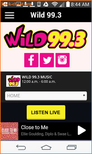 WiLD 99.3 screenshot