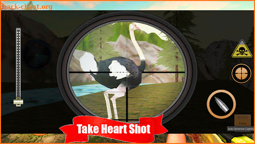 Wild Bird Ostrich Hunting 3D screenshot