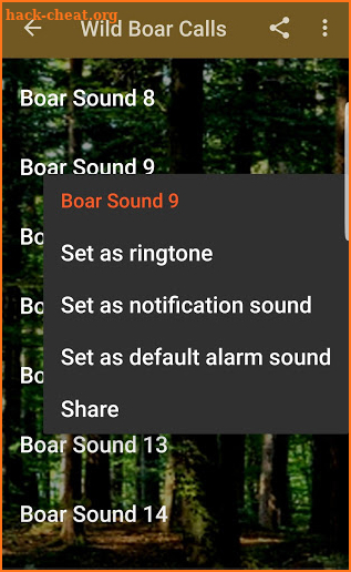 Wild Boar Hunting Calls screenshot