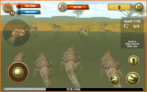 Wild Crocodile Simulator 3D screenshot