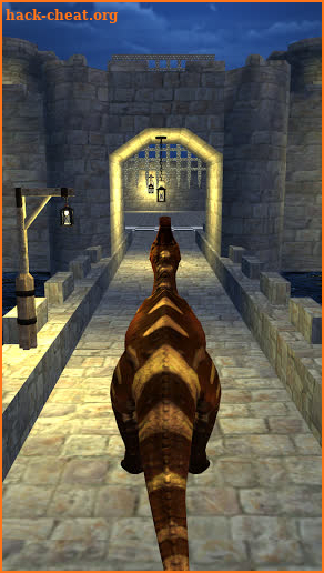 Wild Dinosaur Stunt Run Adventure 3D screenshot