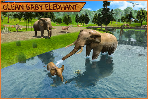 Wild Elephant Family Simulator screenshot