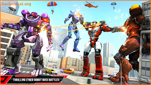 Wild Fox Transform Robot Games-Monster Truck Robot screenshot