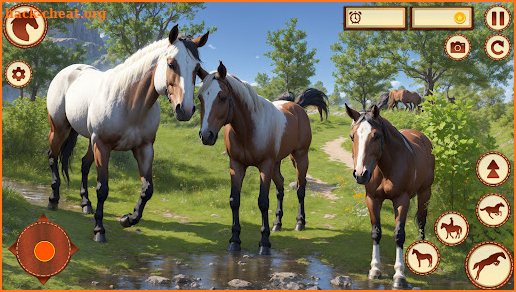 Wild Horse Family Riding Game screenshot