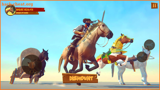 Wild Horse Riding Simulator West CowBoy Games screenshot