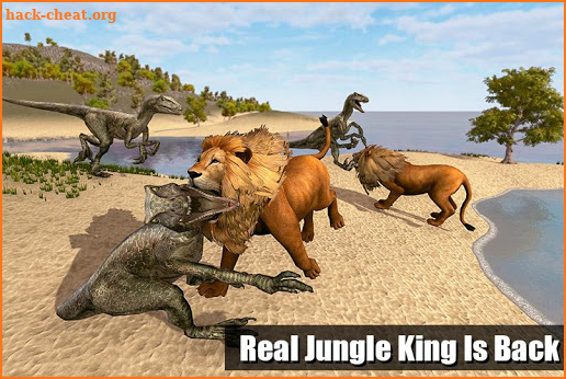 Wild Lion vs Dinosaur: Island Battle Survival screenshot