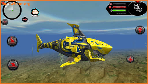 Wild Robot Shark Attack - Transforming Shark Robot screenshot