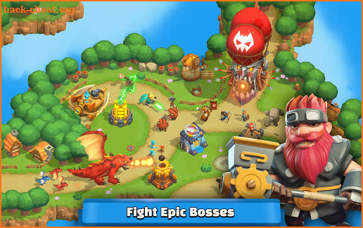 Wild Sky TD - Epic Hero Tower Defense RPG screenshot