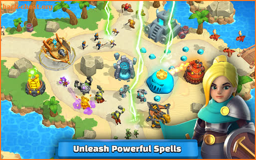 Wild Sky TD - Epic Hero Tower Defense RPG screenshot