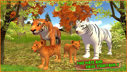 Wild Tiger Family Simulator - Tiger Games screenshot